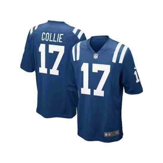 Nike Indianapolis Colts 17 Austin Collie blue Game NFL Jersey